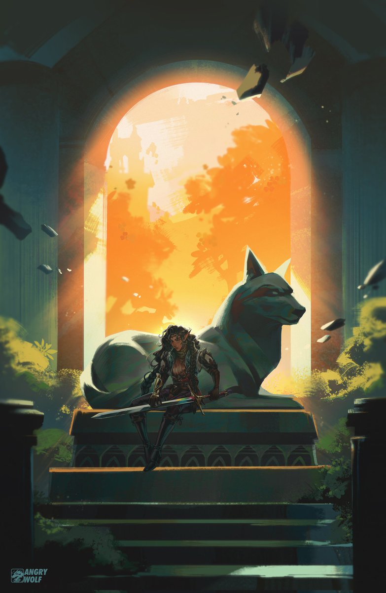 Mogwaei's tweet image. Happy #DragonAgeDay 2025! 
I got Solas fic! Fine Solas fic! Straight from Arlathan!