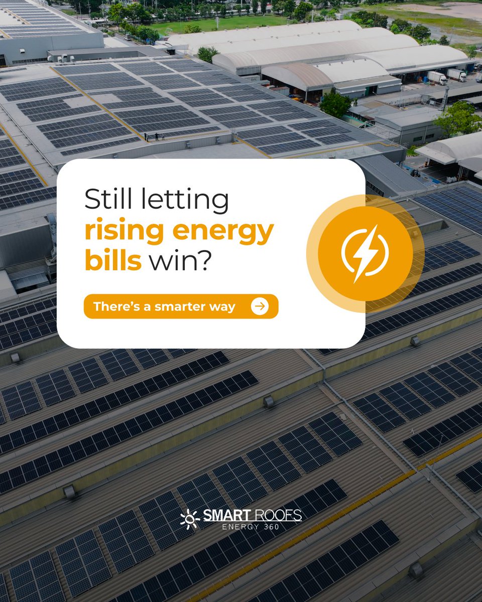 Every month you pay for electricity is money out the door. With rates climbing, profits get squeezed. Solar locks in predictable costs, cuts overhead, and may qualify you for incentives that boost cash flow.

Take control of your energy today.
smartroofsct.com