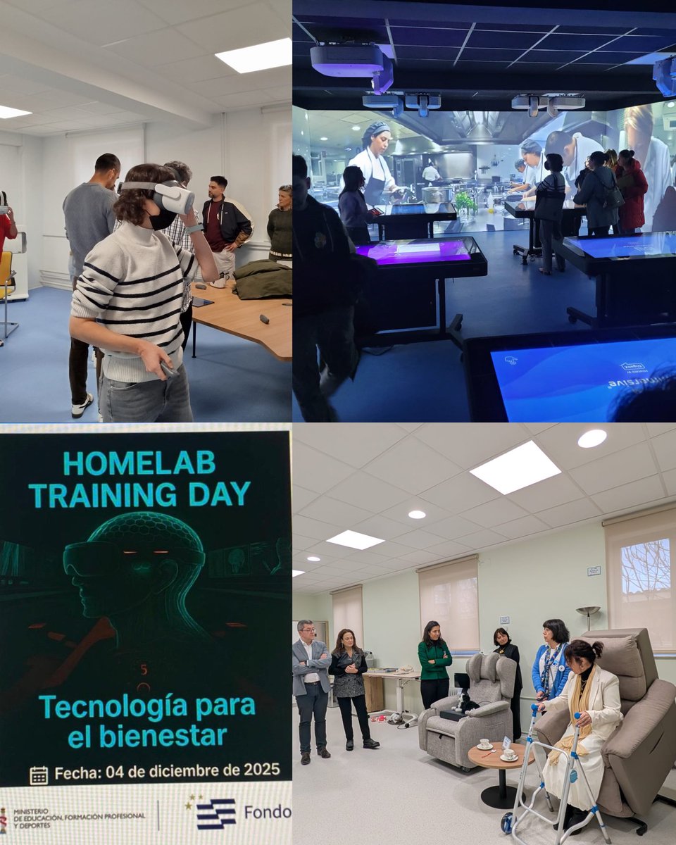 cifpzamora's tweet image. En el @cifpzamora se ha celebrado la jornada de formación HOMELAB TRAINING DAY. Tecnología para el bienestar. Donde se han presentado espacios y tecnologías que se han creado desde la red estatal de centros de excelencia: sector Economía social y cuidados. #tecnologia #cuidados