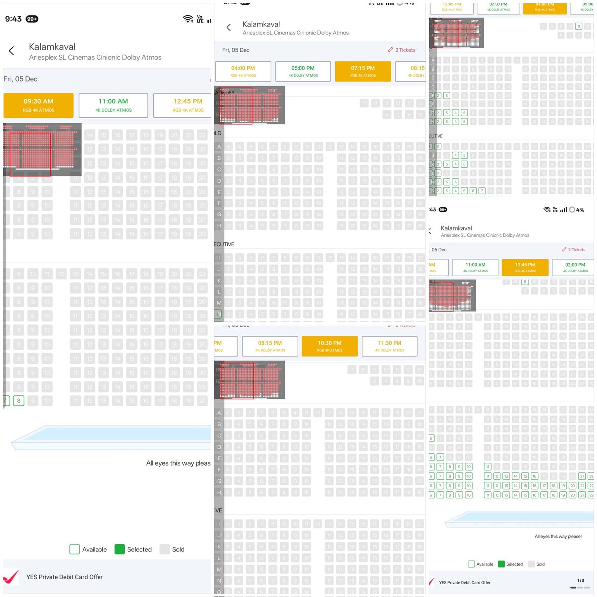 #Kalamkaval Trivandrum Ariesplex Audi 1 booking