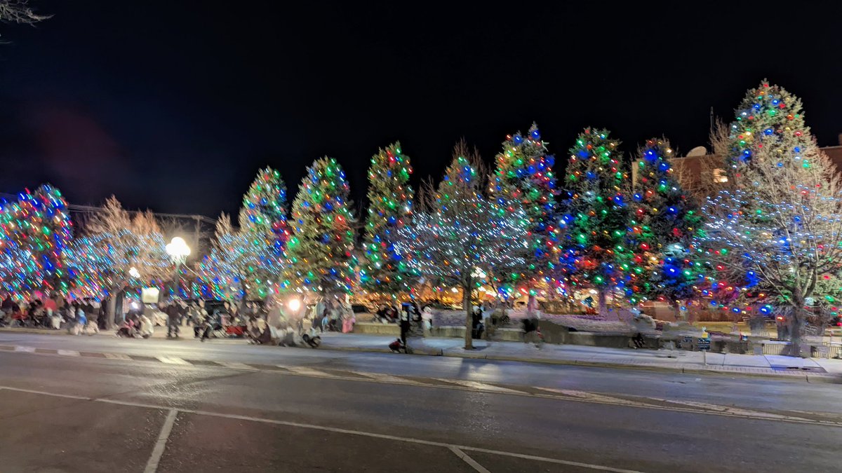 My little town does Christmas right.