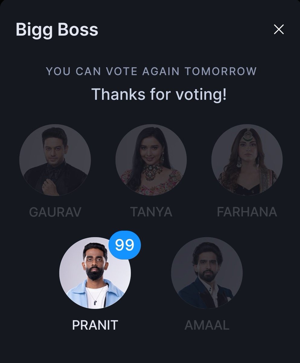 Finale 🏆

People walk. People talk. But we “Walk Our Talk” 

Vote For Champ #PranitMore