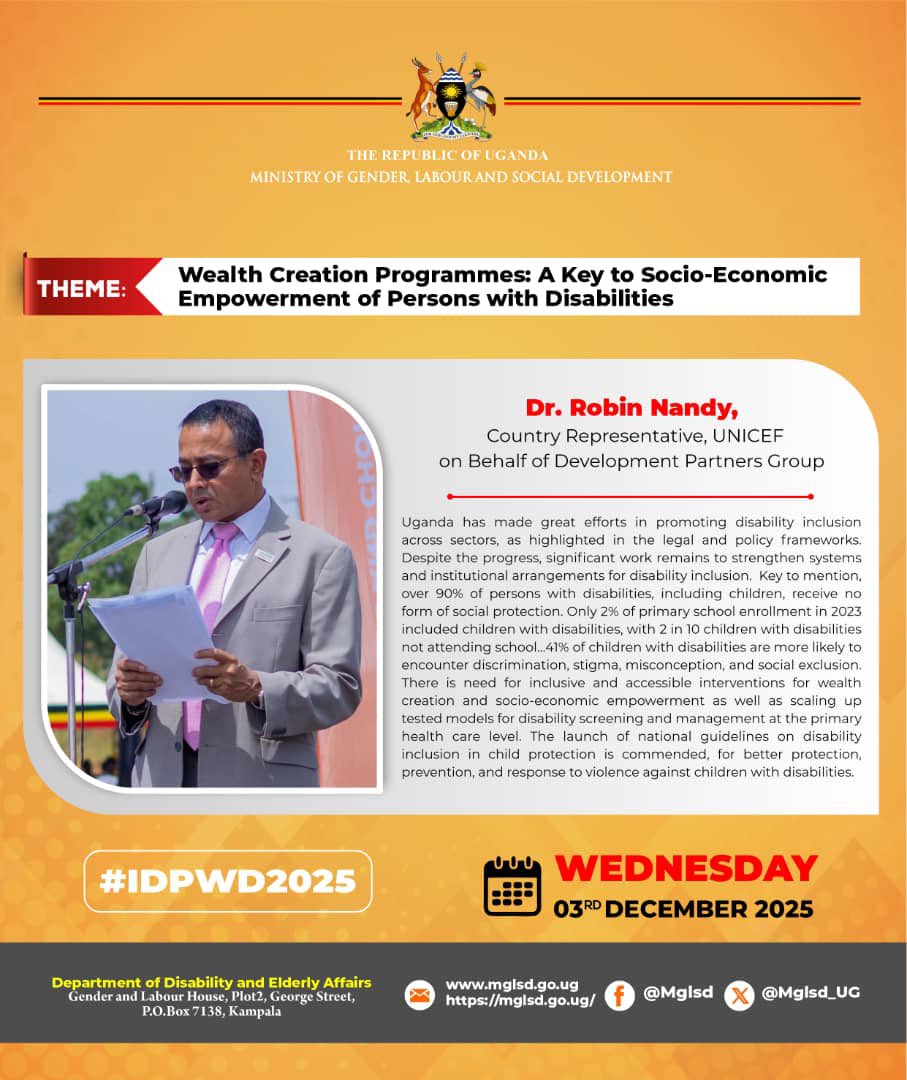 UNICEF Uganda tweet media