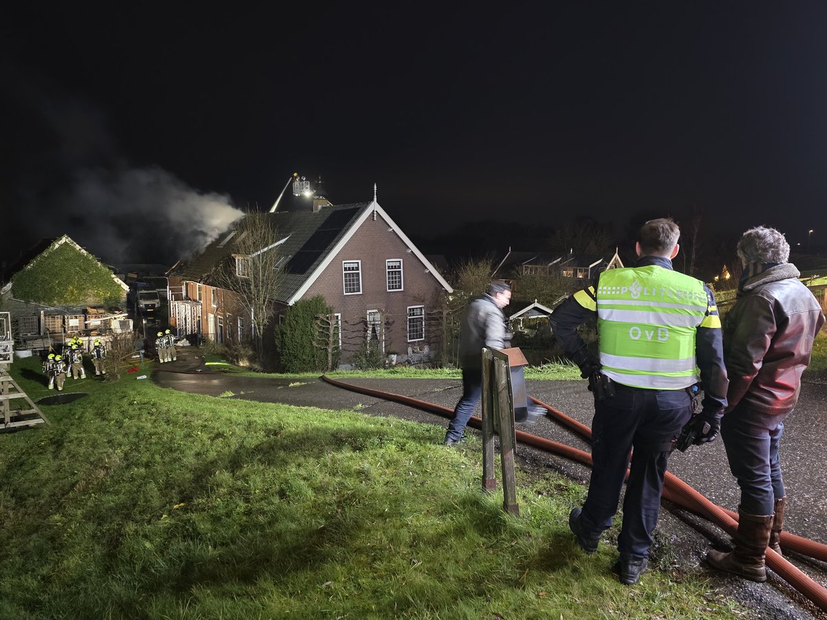 Brand in Lekkerkerk