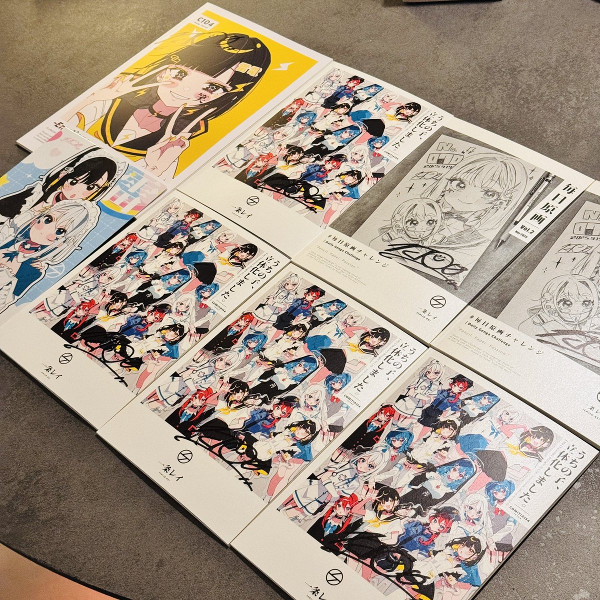 お待たせしました！ 本日サイン本の発送完了しましたー！✨ ▽COMITIA