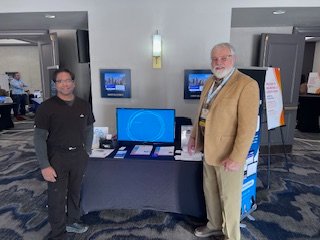 drcloudehr's tweet photo. After a successful Day 1 at #CBHACON25, we are energized and ready for more! 

Meet the EnSoftek DrCloudEHR team at Booth 41, South Foyer, to discuss the bigger picture, how DrCloudIQ and AI Group Scribe driving better patient outcomes and enhancing the whole-person care model. https://t.co/tq8O1giZCW