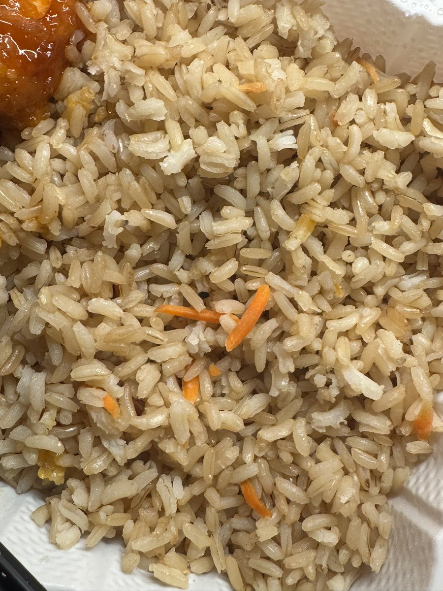 N3WR0M4NTICSS's tweet photo. $90000 yearly tuition and their version of vegetable fried rice is brown rice with a few shredded carrots https://t.co/f7Tu7MmT1C
