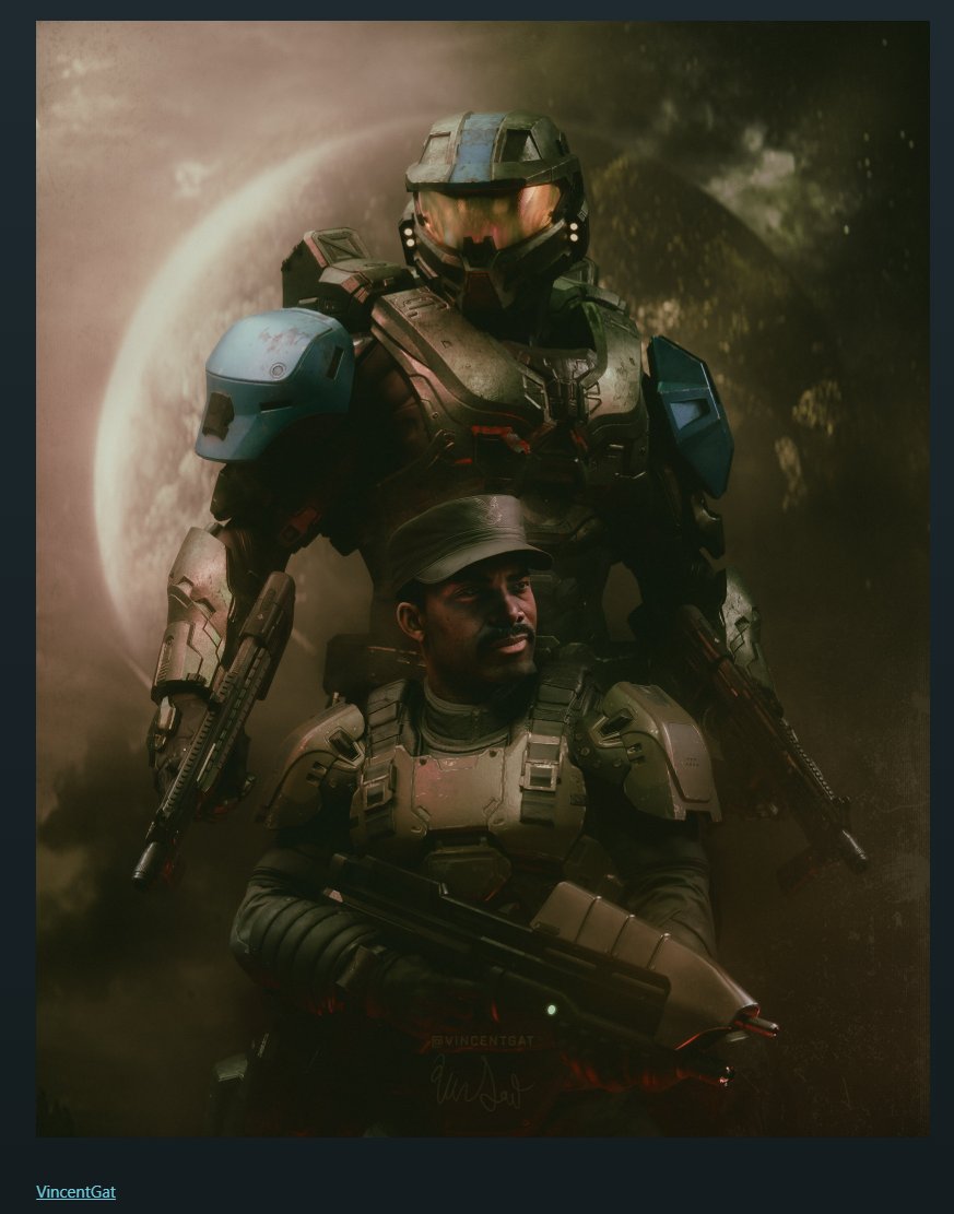 Who's that fine gentleman right there in the halo spotlight 🧐