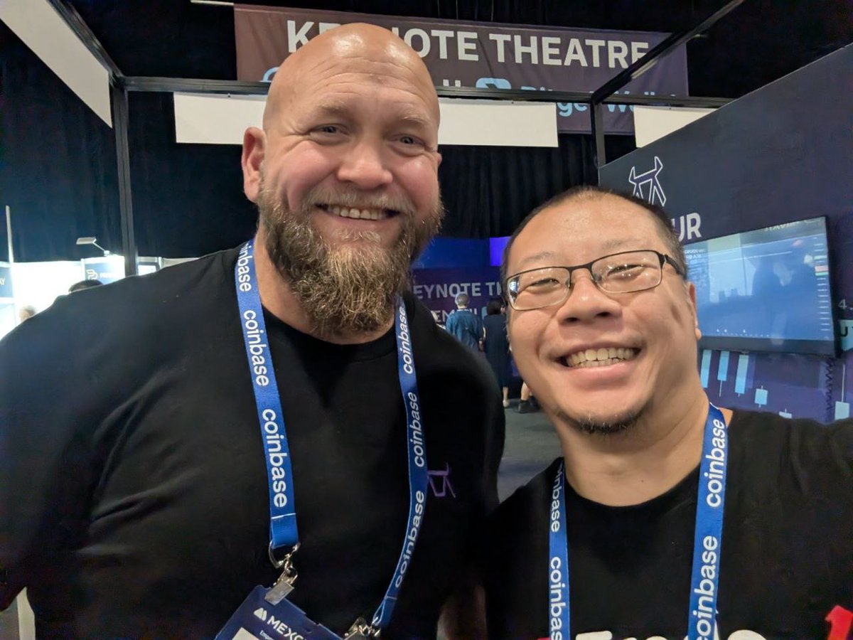 gochujangonbase's tweet photo. Always make new friends, especially if they're attending a Crypto convention, pick their brains, and you may get some interesting perspectives🫡
#AusCryptoCon https://t.co/84tRl3Mr9Z