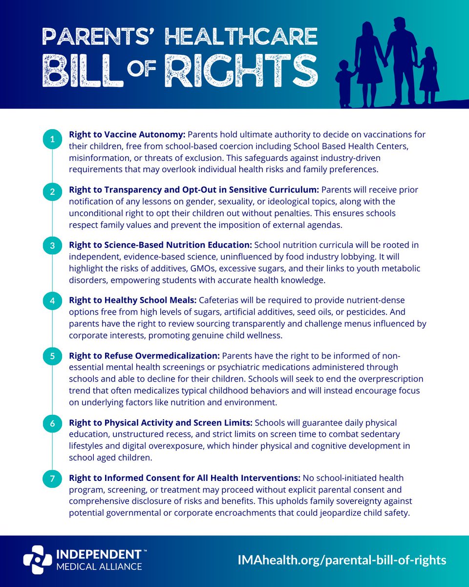Honest_Medicine's tweet image. Learn more and find IMA's Parents' Healthcare Bill of Rights: geni.us/parents-bill-o…