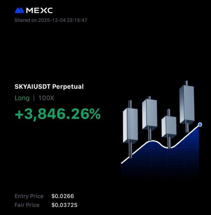 $SKYAI
TP4: 0.035 ✅

Join us➡️  T.me/+Vld5tsx484xjM…

  #LaVozArgentina #helevier #OlympiacosBC #السويداء #كاريزما5 #LingOrm  #bitcoin  #crypto #btc #eth #altcoin #trading #signal #memecoin #forex #xau #investing #gold #blockchain #Kuwait #russia #MarkTuan #ZeeNuNew