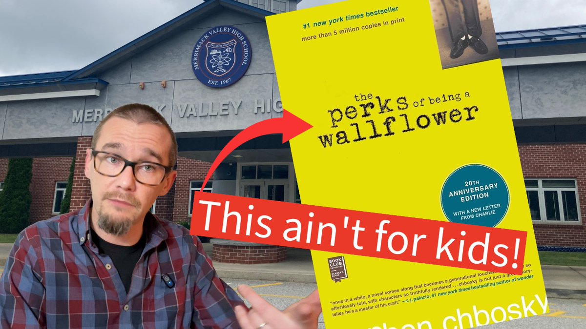 A. J. breaks down the "issue" of "The Perks of Being a Wallflower" being removed from Merrimack Valley High School curriculum and how it is great that it happened. Blatant sexual content does not belong in high school english... youtu.be/tg9CmYDQ1L8 #NHPolitics