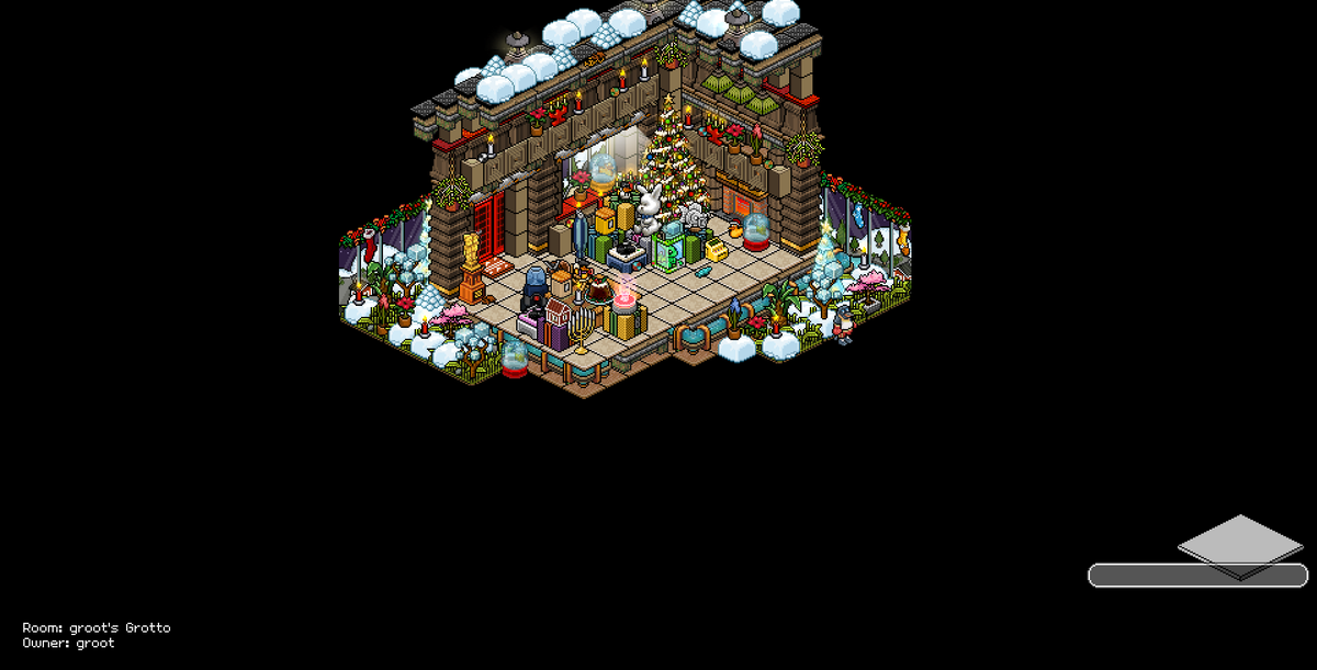 grootonorigins's tweet image. christmas time on habbo has always been a vibe🎄

i made myself a grotto👀

#HabboHotelOrigins @HabboOrigins