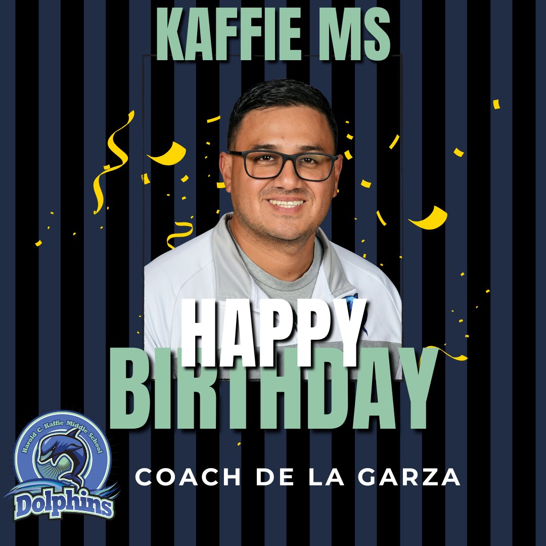 ccisdathletics_'s tweet photo. Wishing a very Happy Birthday to our Kaffie MS Athletic Coordinator, Bryan de la Garza! Thank you for your leadership and dedication to our students. Have a fantastic day! ππ¬ #KaffieMS #AC #HappyBirthday
@kaffiems https://t.co/VPPYWhl6b6