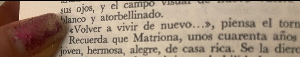 “Volver a vivir de nuevo…”

- Chéjov.