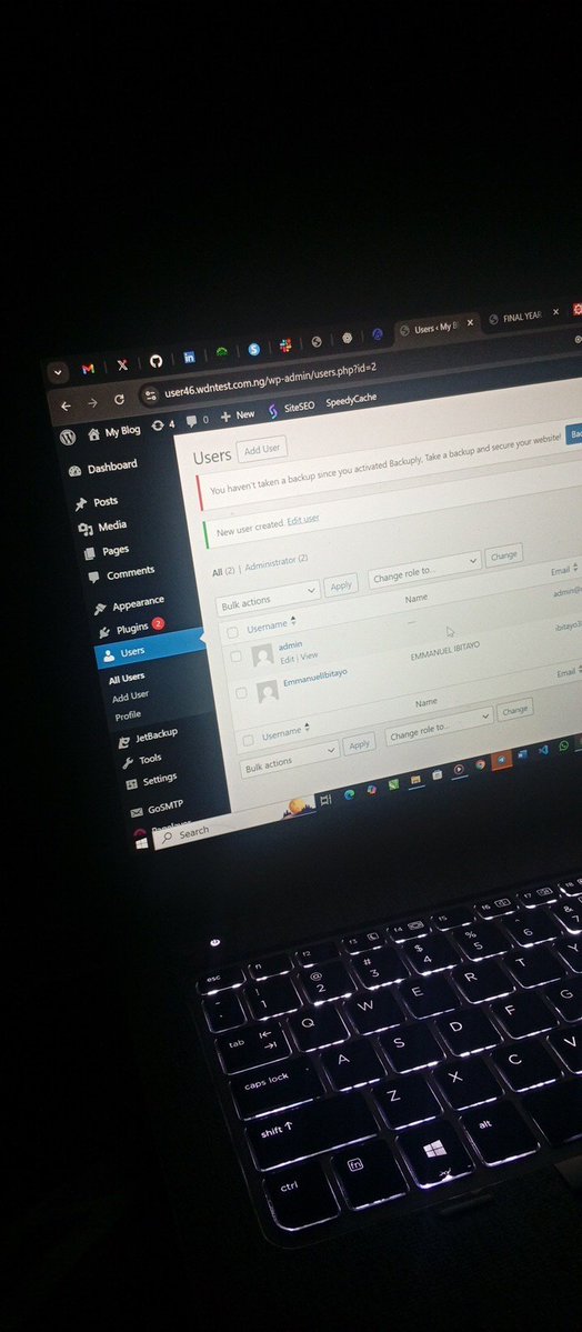 EmmaIbitayo's tweet image. Day 4 of #20DayswithWDN
Had a busy day but I signed up for this🤝. I learnt the setting overview of wp admin dashboard, reading setting, permalink structure, user management, media library and how to upload images
#20DaysTechWorkshop
#wordpressdevelopment