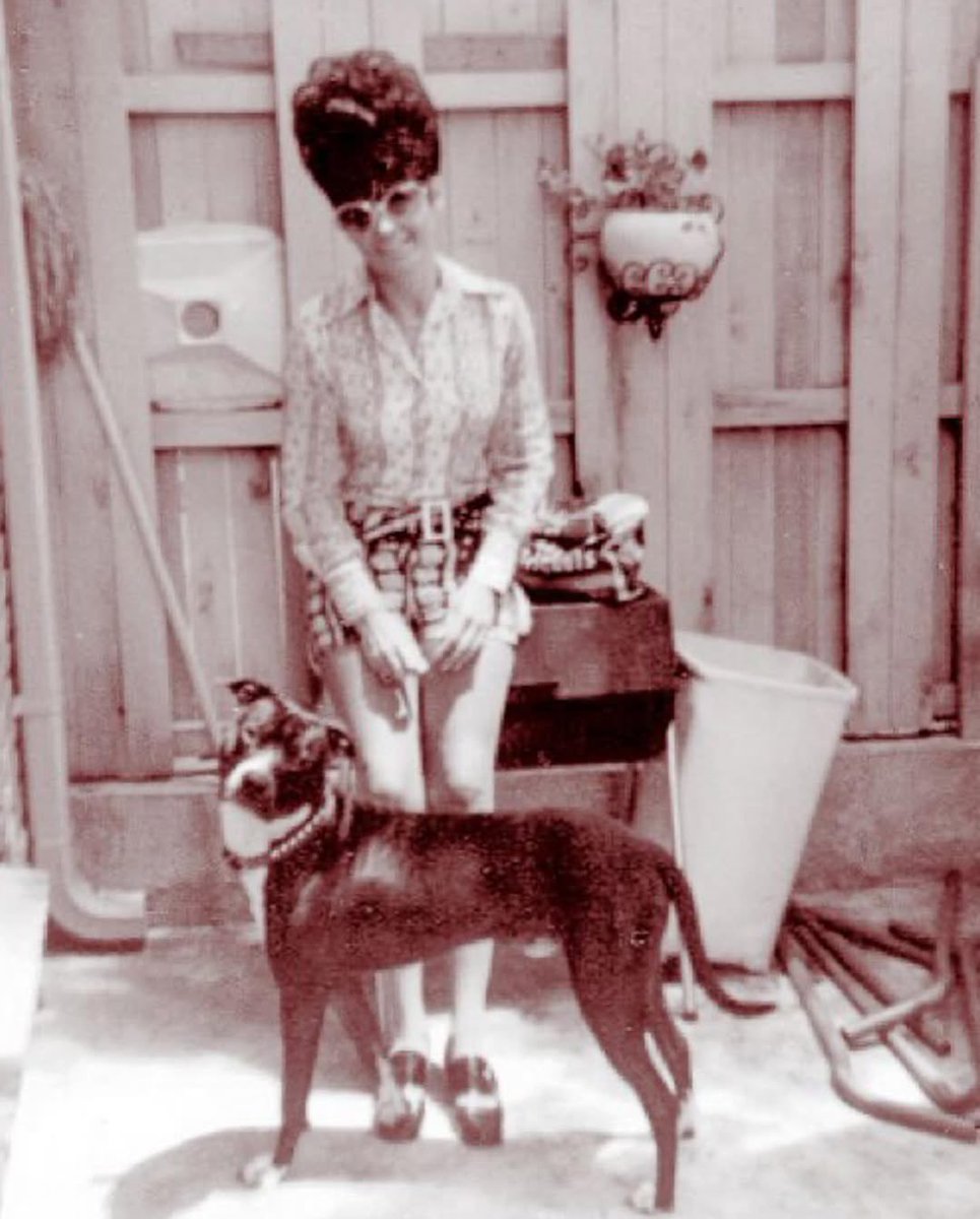 mirandalambert's tweet image. I think I got my love of glitter from my Nonny. I see pictures of her in her outfits in the ‘70s and 80’s. She always looked put together. I remember her diamonds, her fancy perfume, her sequin cigarette pouch and the crystal dishes she served cookies on at Christmas time.  To…