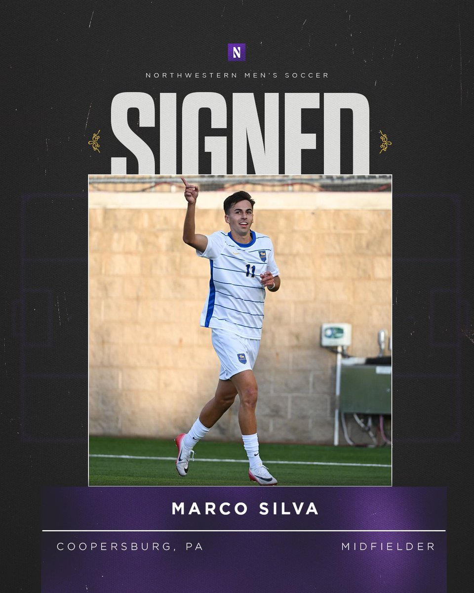 ✍️ 𝙒𝙞𝙡𝙙𝙘𝙖𝙩     

A dynamic midfielder with 14 career goals to his name, welcome Marco Silva to Northwestern!