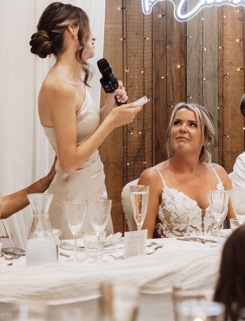 My sister’s wedding photos are back! Greatest honour to date.