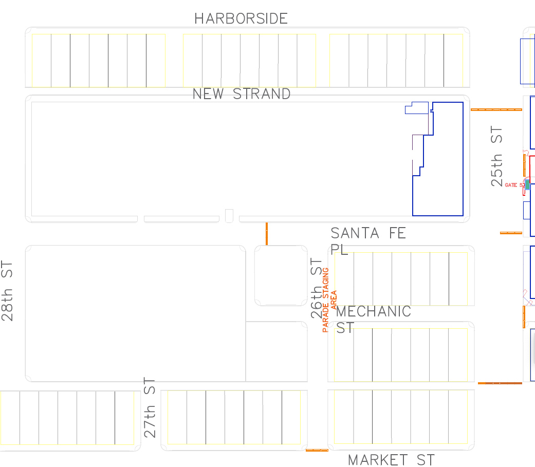 🚨 POLAR EXPRESS PARKING ALERT – DECEMBER 6 &amp; 7 ONLY 🚨
Directions:
➡️ From Harborside Drive: Turn right on 28th Street, then left onto Santa Fe Place.
➡️ From Broadway Avenue: Turn left at 28th Street, proceed to Santa Fe Place, and turn right.