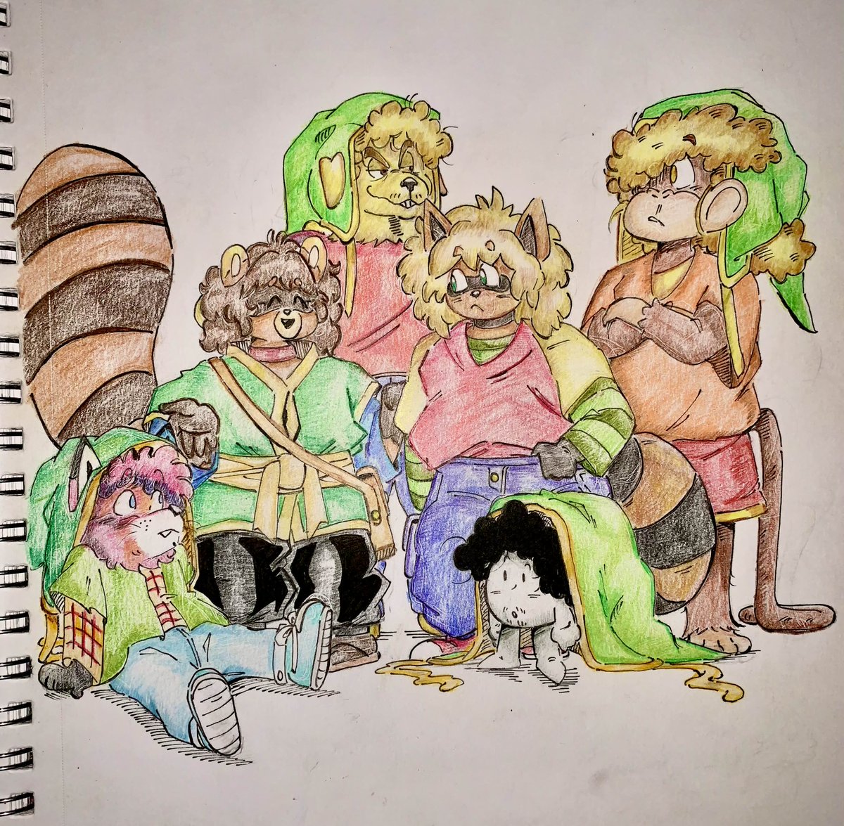 Might as well post this..Colored the many sonas I have rn and will do more