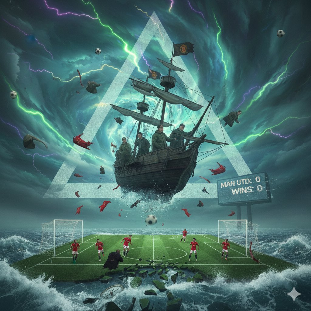 مثلث برمودا موجود، واليونايتد داخله🤗
ظروف غامضة، 
تغييرات مستمرة، 
ونجاحات مختفية في الأفق
كل مدرب جديد يجي… وكأن الرياح تهب بعكسنا، وكل لاعب يجي… والنتيجة نفسها … وش الحل؟
#MUFC