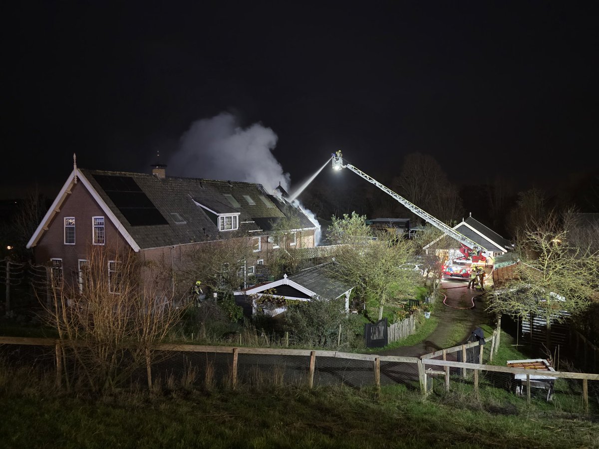 Grote brand in Lekkerkerk
