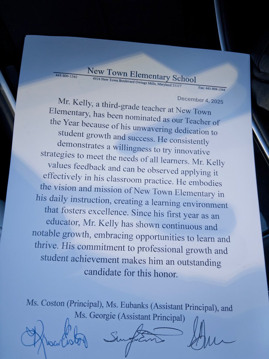 Mikehomeseller's tweet image. So proud of my son Jason who was named Teacher of the Year at his school

#ProudDad