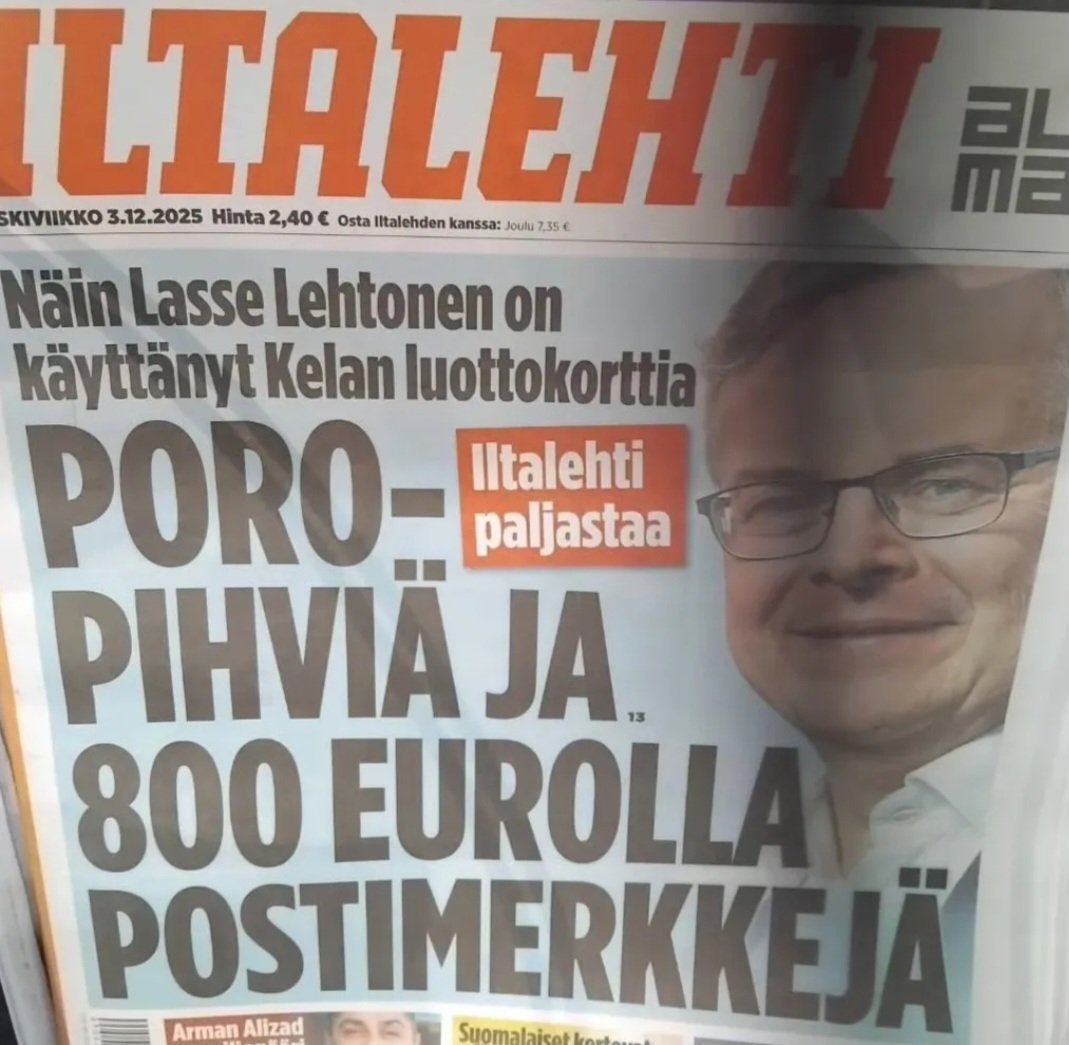 Hemmetin hyvä että esim elatustuesta leikataan niin jää Lehtoselle enemmän nuoltavaa.