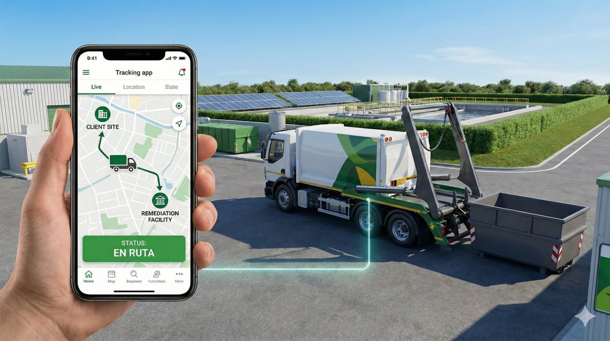 keltarra's tweet photo. ¿Sabes realmente dónde terminan tus residuos? Nosotros te damos la respuesta en tiempo real. 📱🚛

En la gestión de Residuos de Manejo Especial y No Peligrosos, la recolección es solo el inicio. La verdadera responsabilidad está en garantizar un destino final ético y legal.

Por eso, hemos integrado tecnología de punta a nuestras soluciones operativas. No solo gestionamos tus residuos, te damos control total a través de nuestra App de Rastreo.

¿Cómo funciona nuestra Trazabilidad 360°?✅ Salida: Monitorea la salida de nuestras unidades hacia tus instalaciones. ✅ Recolección: Registro digital del ingreso y carga en tu patio. ✅ Disposición Final: Confirmación visual y geo-referenciada del ingreso a sitios de remediación o disposición autorizados.

Olvídate de las "zonas grises" en tu reporte de sustentabilidad. Con nuestra tecnología, obtienes certeza jurídica, transparencia operativa y la seguridad de que tus residuos están siendo tratados o remediados correctamente.

Transformamos la gestión de residuos en una ventaja competitiva.

📩 Contáctanos para una demo de nuestra plataforma.#GestiónDeResiduos #Trazabilidad #LogísticaInversa #Sustentabilidad #TechForGood #ResiduosNoPeligrosos