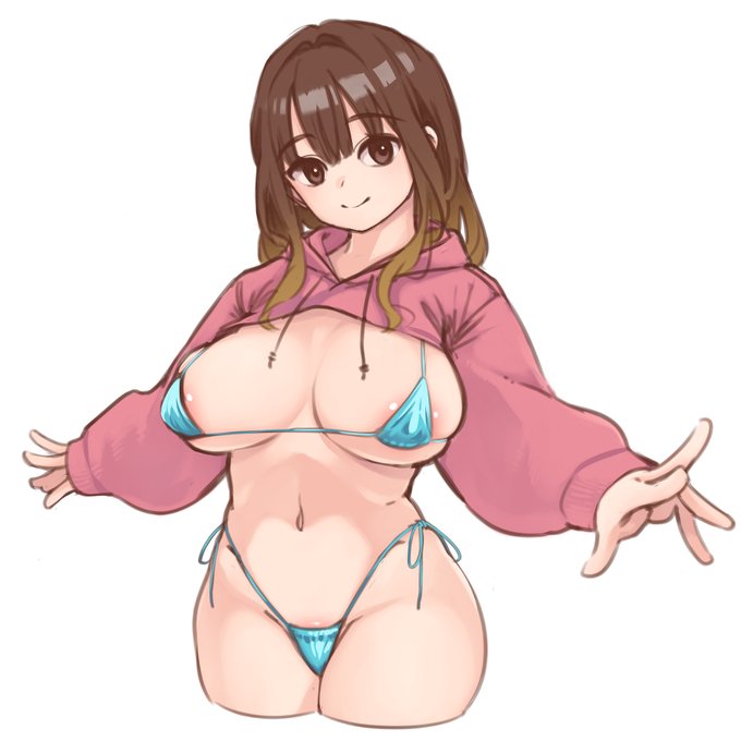 同人の制作を終え、最初に描くのはマイクロビキニ