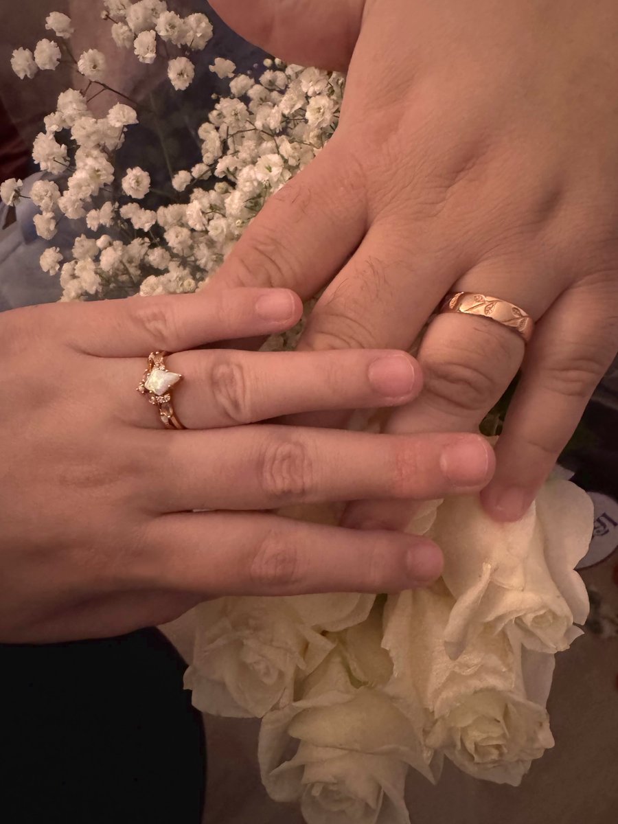 Eira and I got married officially today 🥹