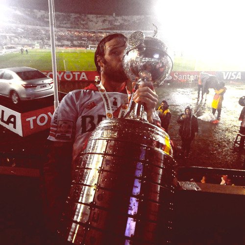 El hombre que tuvo el mejor final con la camiseta de River, solo por debajo del Beto Alonso.