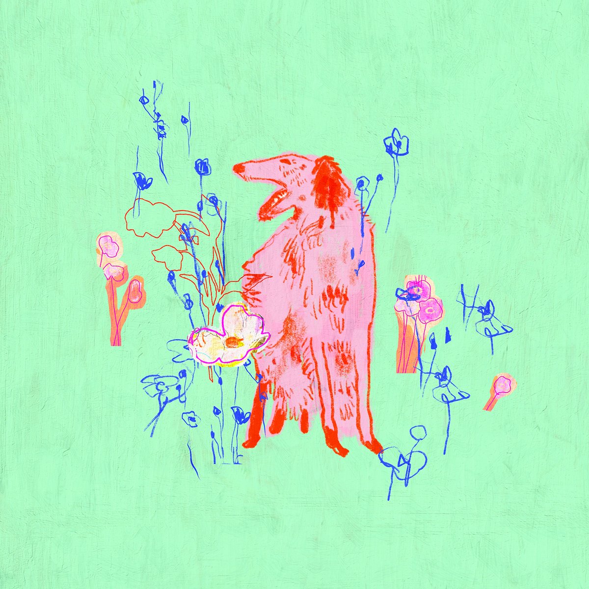 I haven't done a 1/1 auction in a long time, but I think 'borzoi' paint study would make a nice bidders edition for 'Paris In The Rain'

Can anyone spot why? Yeah he's in there... hiding in the layers ❤️