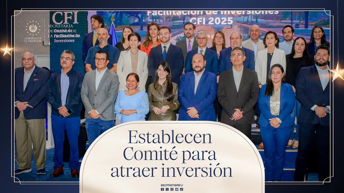 #ComitéDeFacilitaciónDeInversiones | El Gobierno del Presidente <a href="/nayibbukele/">Nayib Bukele</a> promueve acciones estratégicas orientadas a fortalecer el clima de negocios y dinamizar las inversiones en sectores clave del desarrollo económico. youtu.be/3RGTPqWRu00.  #SecretaríaDePrensa