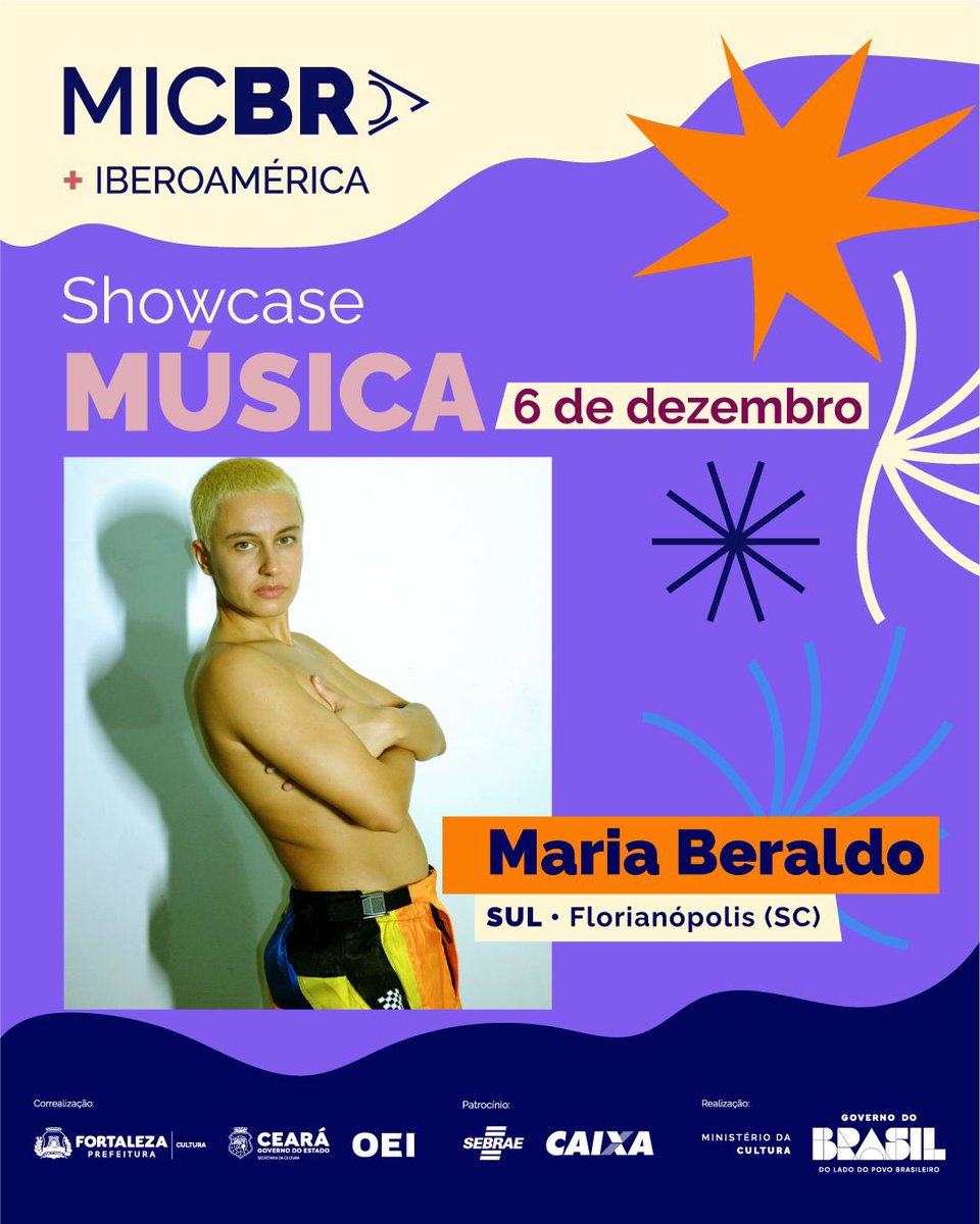 Maria Beraldo esse sábado em Fortaleza! <a href="/MicBR_oficial/">MicBR</a>