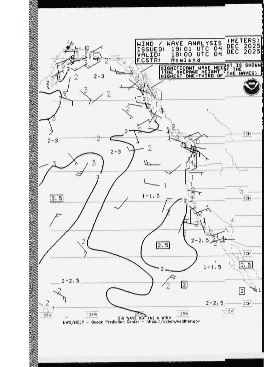 CadiereGerald's tweet photo. Some Afternoon 12/04/2025 #Wefax / #RadioFax 12784.1 KHZ
@Airspy_com #HF+_Discovery #SDRsharp1922 #Fldigi
180ft dipole with a @Nooelec 9:1
Trinsmitted out of Pt. Reyes Ca
Received in Woodland wa CN85 https://t.co/0miq4Pqz7g