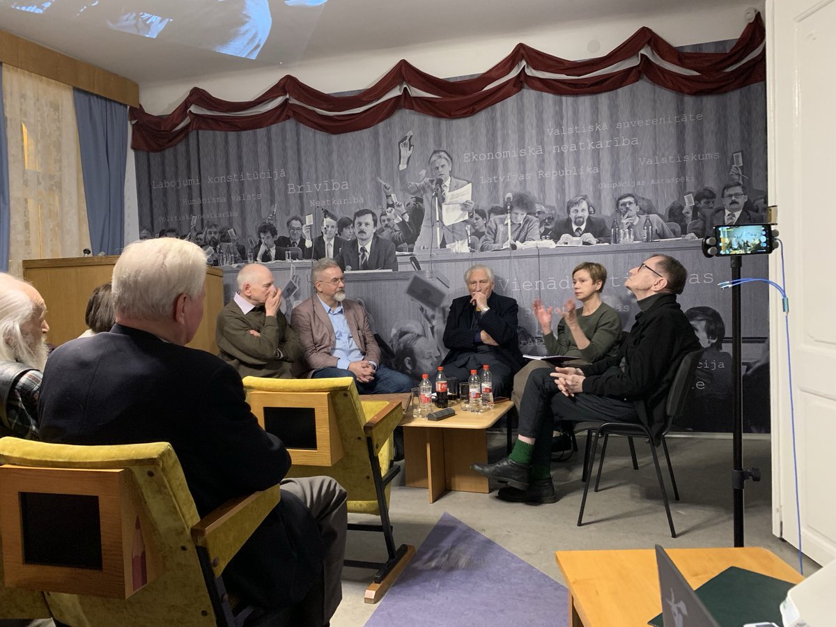 Īvāns, Hānbergs, Ēlerte, J.Rokpelnis. Saistoša diskusija par Jāņa Škapara un Viktora Avotiņa LunM laiku un LTF tapšanu, kas sekoja Igaunijas paraugam.