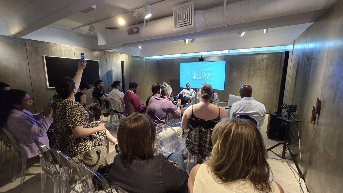 Attending <a href="/StellarOrg/">Stellar</a> House in Miami today 🔥 let's get in touch on site