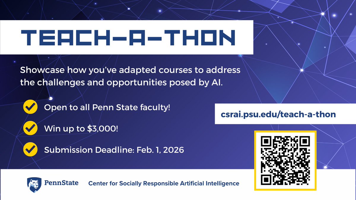 Penn State Center for Socially Responsible AI tweet media