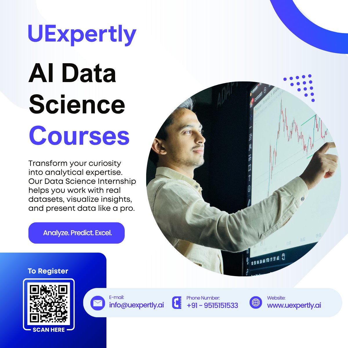 UExpertly's tweet photo. Start Your Data-Driven Journey Today
Transform your curiosity into analytical expertise. Our Data Science Internship helps you work with real datasets, visualize insights, and present data like a pro.
.
.
.
#UExpertly #DataScienceInternship #Analytics #MachineLearning https://t.co/NO9ElVzbHV