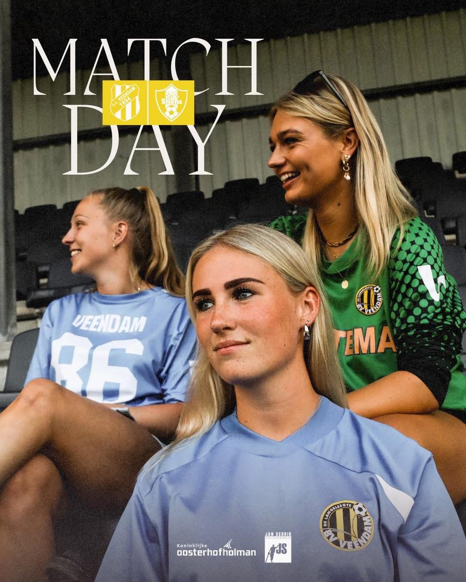 𝙊𝙣𝙚 𝙢𝙤𝙧𝙚 𝙩𝙞𝙢𝙚 🕺👆🏼

Voor de laatste keer in 𝟮𝟬𝟮𝟱 gaan de bal rollen aan de 𝗟𝗮𝗻𝗴𝗲𝗹𝗲𝗲𝗴𝘁𝗲. 

𝗩𝗥𝟭 ontvangt de dames uit Stiens. Na de winstpartij van vorige week gaan ze ook dit weekend voor de laatste 3 punten van 2025!