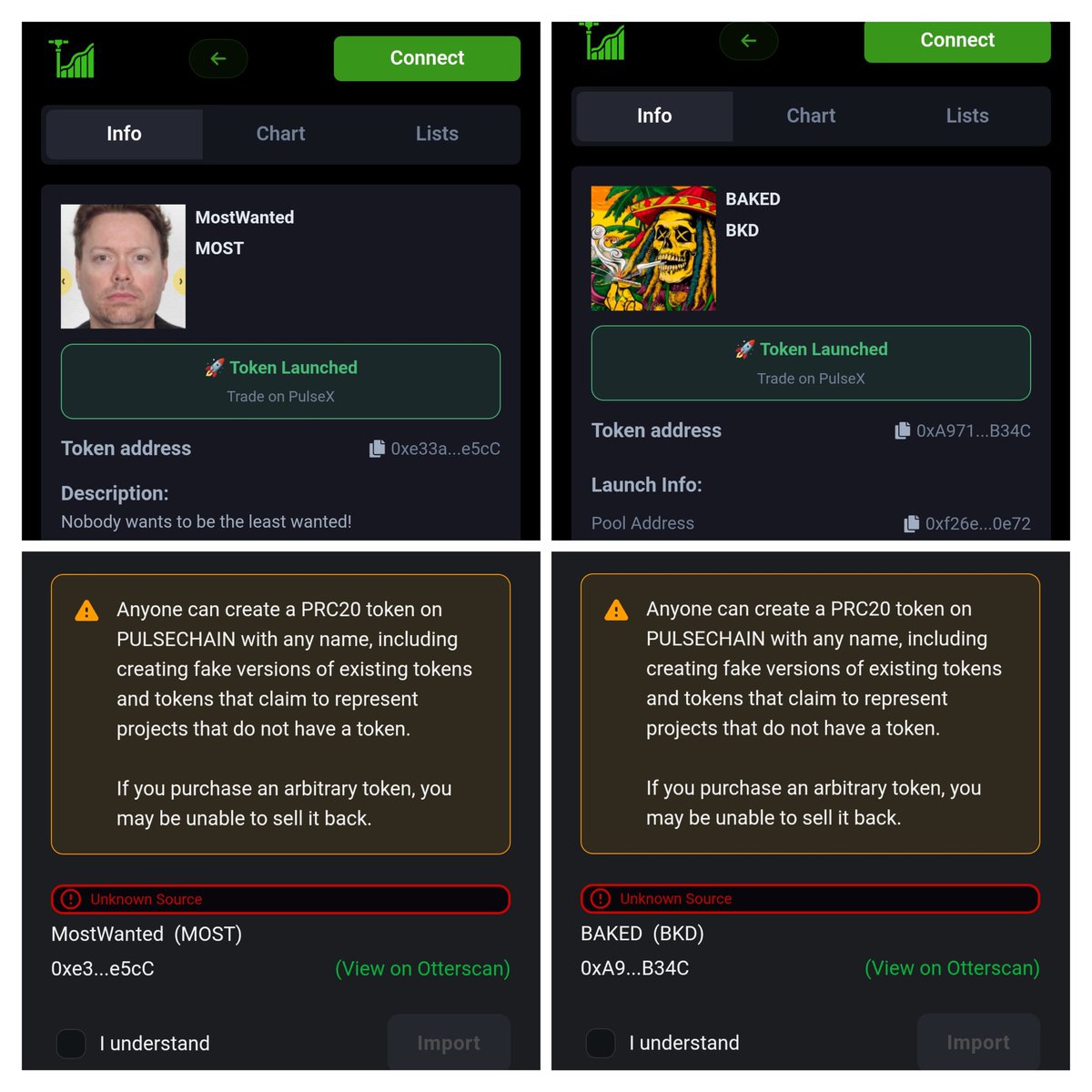 igloobamboo's tweet photo. Day 26 of reposting myself begging a middleman (@RichardHeartWin) to not gatekeep $BAANA, or any other token on the biggest "DEX" on PulseChain. 

(after 535 days of trying to be more subtle; for the greater good, with zero success).

Give #PulseX "Credible Neutrality" like #ProveX is getting 🕊️ 

My main suggestion so far, is just to aggregate the list from other reliable sources, like the block explorer and Piteas.

It's not cool when CoinMarketCap throws fake warnings and rankings up for $HEX but not $Cel

Or when Uniswap removed $eHEX but left thousands of other scams live

Or when Coinbase, Kraken, Kucoin and Binance list rugpulls, but not $PLS and $PLSX

Or when PulseX displays a list of coins that contains several dead and rugged assets, but those of us still working hard for onboarding and visibility receive warnings. 

Grok estimates a 70-90% reduction in visibility for coins that don't make it on the list.

We look worse than fully abandoned memes, when we are grinding daily; to produce something for the ecosystem, at zero cost to the ecosystem.

We just want a fair shake so we can be more effective.