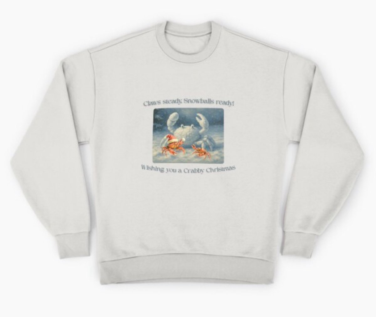 Get ready for a Crabby Christmas! 

redbubble.com/people/MyriadL…

Worldwide sideways delivery of clawsome items. 

#Cromer #Crabs #CoastalStyle