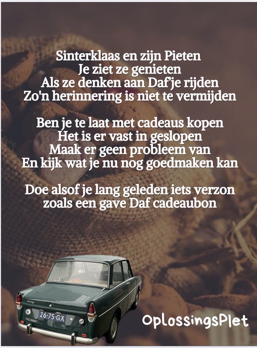 📮Ook digitaal beschikbaar (voor nóg snellere verzending 😉)

.

#sinterklaas #cadeau #verrassing #oldtimer #daf #herinneringenmaken