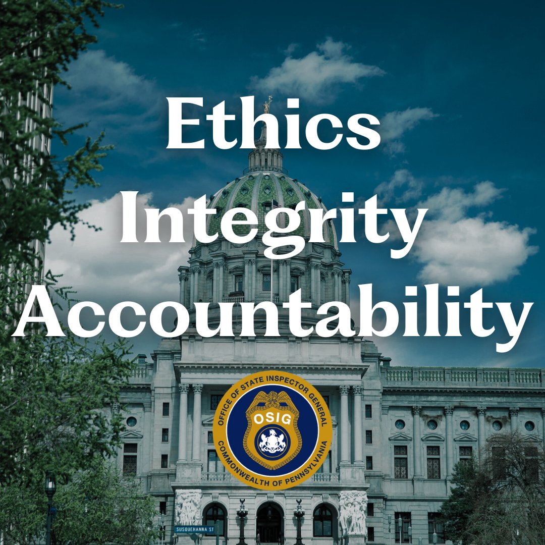 Pennsylvania’s state government and programs are protected by OSIG. Our mission of ethics, accountability, and integrity creates a better Commonwealth for all.