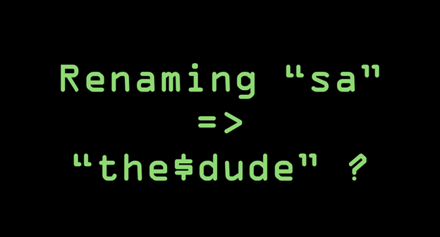 AndreasWolter's tweet image. I’ve published guidance on the question: “Should I rename the sa account in #SQLServer?” - Many security checks recommend doing so. My recommendation may surprise you: andreas-wolter.com/en/202512_sql_…