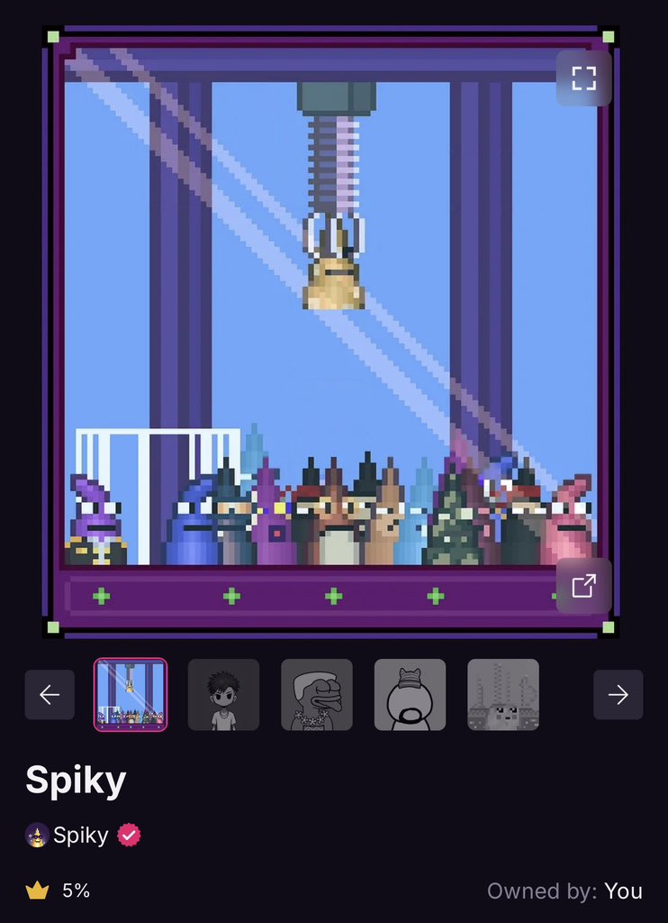 CdrsAlejandro's tweet photo. Gmonad! Today i Minted @spiky_xyz SIIUUU👀💜 https://t.co/BlaTRDnq9y