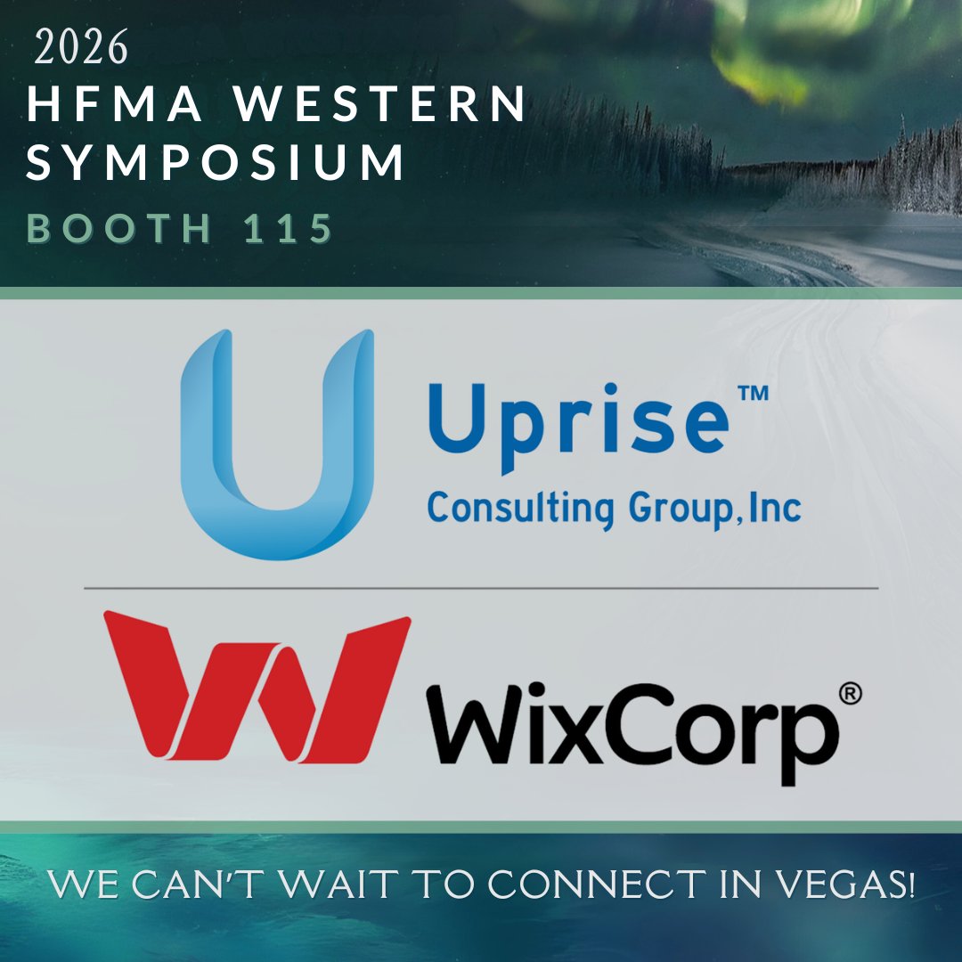 We're excited to share that Wixcorp and Uprise Consulting Group, Inc. are showcasing their tightly integrated partnership at the 2026 Western Regional Symposium! 

📍 Find them at Gold Booth 115 to learn how their joint approach delivers real results!

#HFMAWRS2026