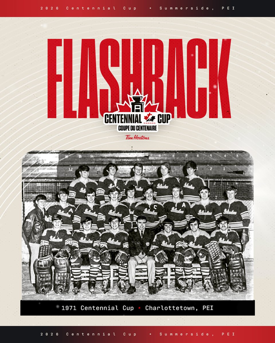 🏆In '71, the first Centennial Cup was awarded on PEI after the final was moved from Red Deer.

🎆This May the Centennial Cup returns to Summerside!

💵Early bird packages: sside.ca/CentennialCup-…

#SETS | <a href="/SsideCapitals/">Summerside Capitals</a> | <a href="/summersidePEI/">City of Summerside</a> | <a href="/tourismpei/">TourismPEI</a> | <a href="/HockeyPEI/">Hockey PEI</a> | <a href="/HockeyCanada/">Hockey Canada</a>